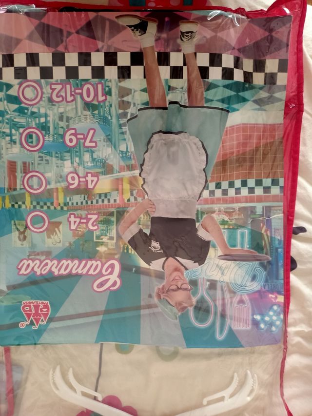 Disfraz camarera burguer