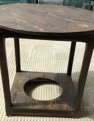 Mesa madera maciza antigua