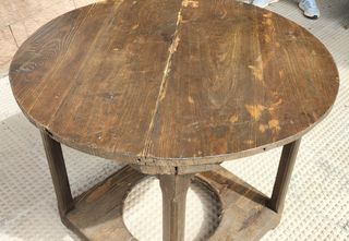 Mesa madera maciza antigua