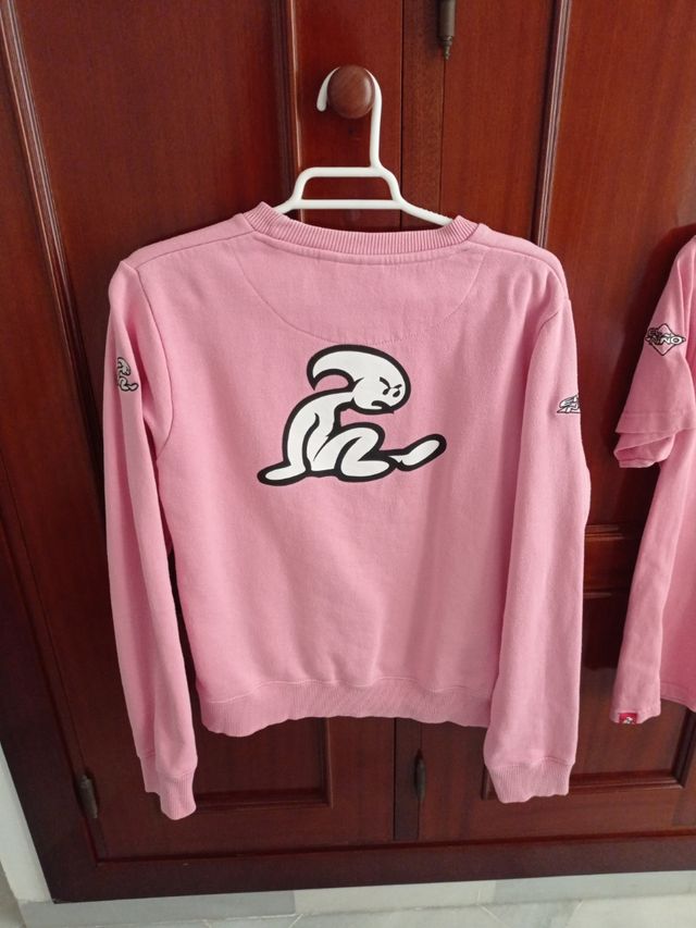 Felpa e maglietta El Niño rosa abbinate