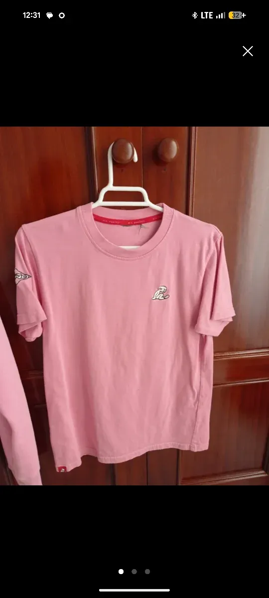 Felpa e maglietta El Niño rosa abbinate