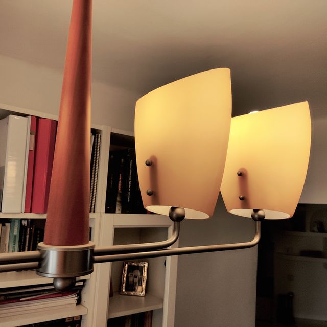 Lampara de techo ajustable en altura de 4 focos