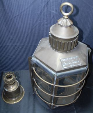 Lámpara marítima Farol barco GRANDE con mecha