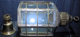 Lámpara marítima Farol barco GRANDE con mecha