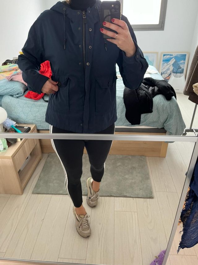 Chaqueta azul marino Pull & Bear