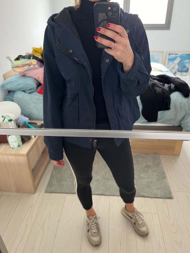 Chaqueta azul marino Pull & Bear