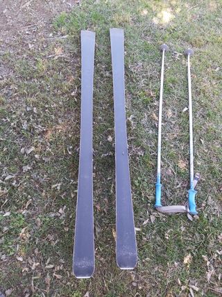 Botas Salomon + Esquís +Bastones