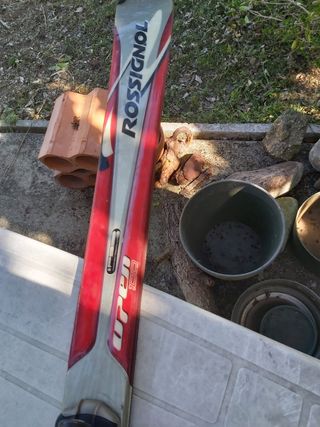 Botas Salomon + Esquís +Bastones