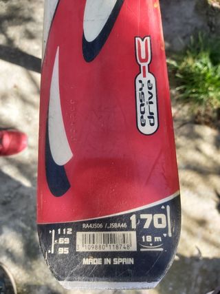 Botas Salomon + Esquís +Bastones