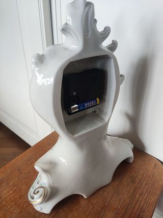 Reloj de sobremesa vintage porcelana SITZENDORF