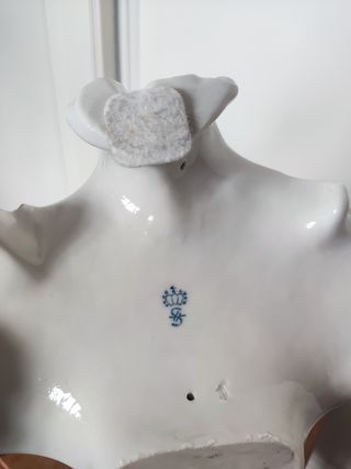 Reloj de sobremesa vintage porcelana SITZENDORF