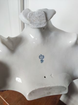 Reloj de sobremesa vintage porcelana SITZENDORF