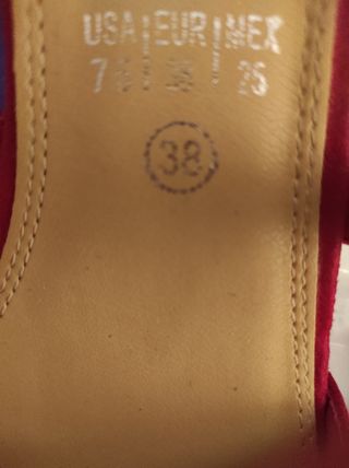 Sandalias fiesta, N⁰38, fucsia