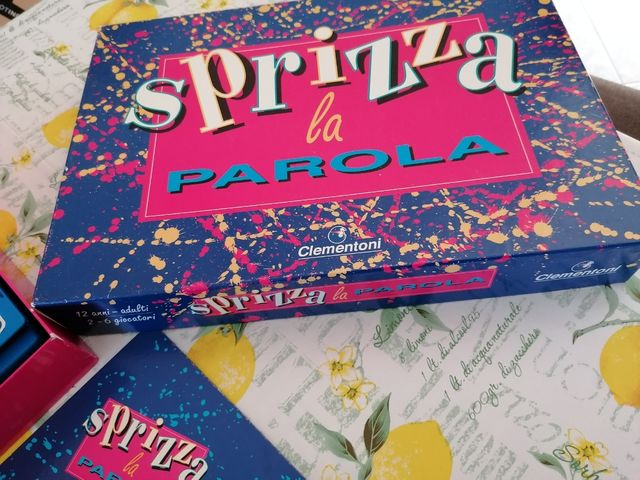 Gioco società Sprizza la parola