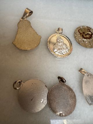 Medallas religiosas plata