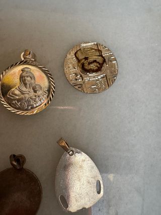 Medallas religiosas plata