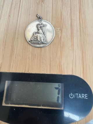 Medallas religiosas plata