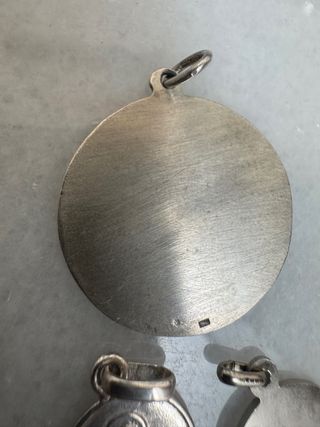 Medallas religiosas plata