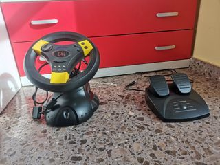 V-Rally 3 PS2 + Pro Wheel.