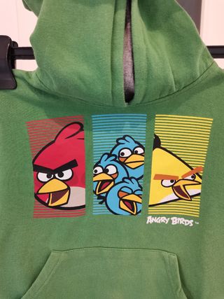 Felpa Angry Byrds tg 5 /6 anni