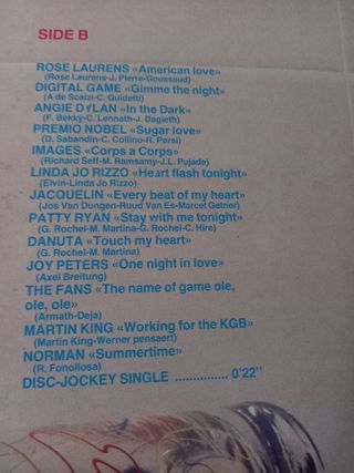 Disc-Jockey Mix 3. Recopilatorio 1987 Italo-disco.