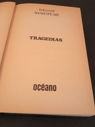Tragedias, de Shakespeare