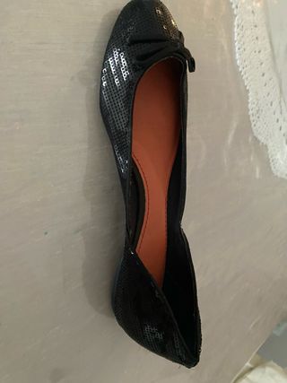 Zapatos bailarina lentejuelas