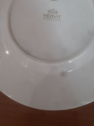 Piatto porcellana Hervit