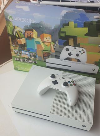 Xbox One S Edición Blanca 500Gb Con Mando