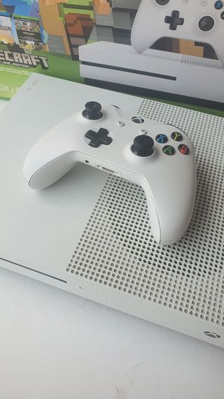 Xbox One S Edición Blanca 500Gb Con Mando