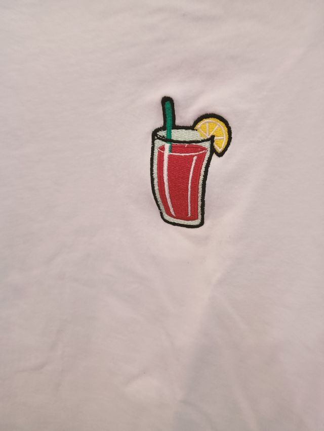 Camiseta Lefties M blanca cocktail