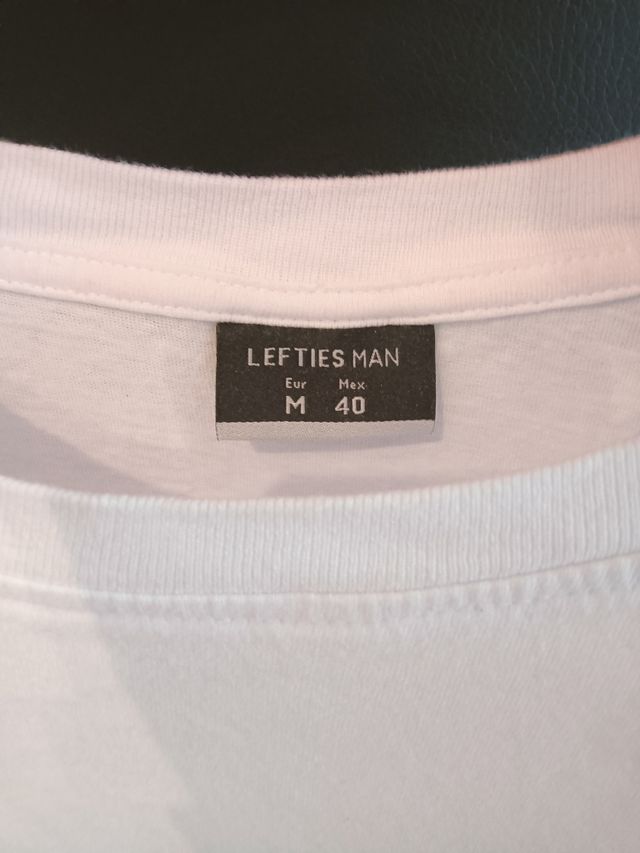 Camiseta Lefties M blanca cocktail