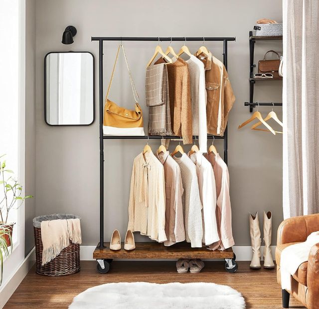 Percheros burro ruedas