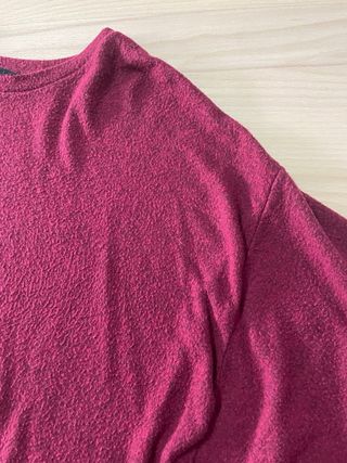 Jersey burdeo de lana Stradivarius 