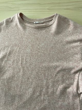 Jersey de lana beige Stradivarius 