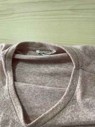 Jersey de lana rosa Stradivarius