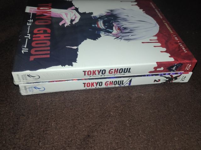 Tokyo Ghoul Blu-ray Temp. 1 y 2 Nuevo