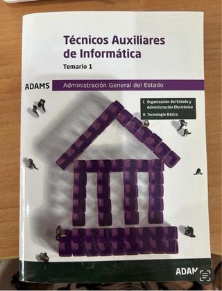 Temario técnico auxiliar informático del año 2019