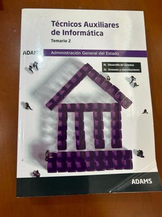 Temario técnico auxiliar informático del año 2019