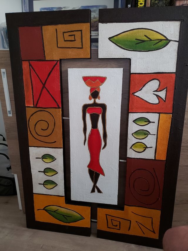 Cuadro tribal 84x120cm