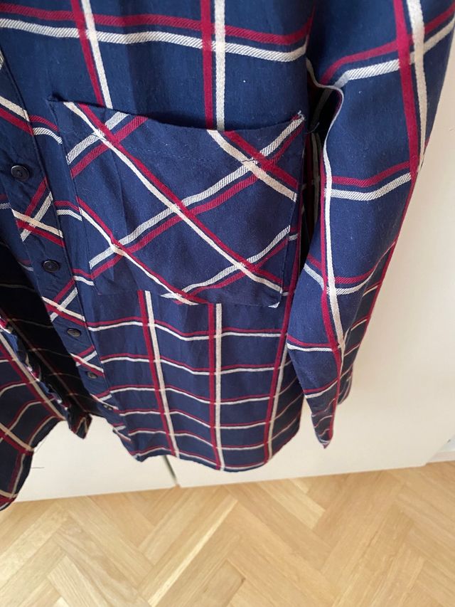 Camisa cuadros mujer M