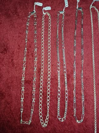 Cadenas de plata 925