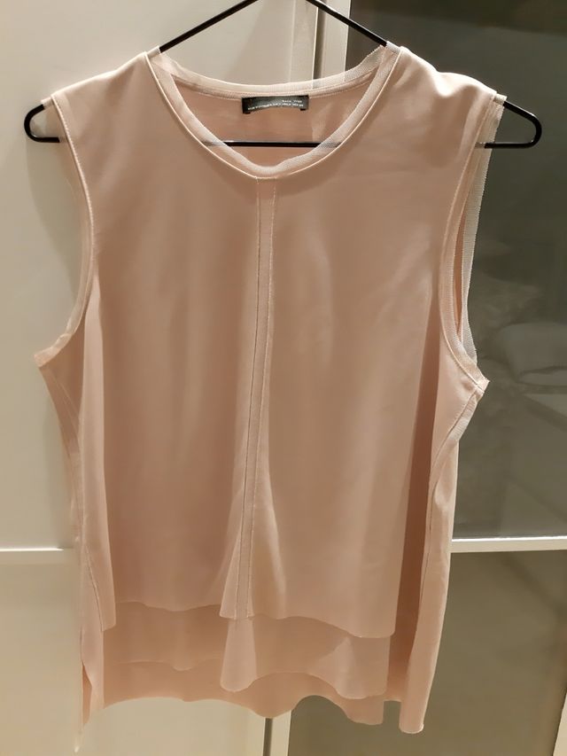 CAMISETA MUJER ROSA PALO