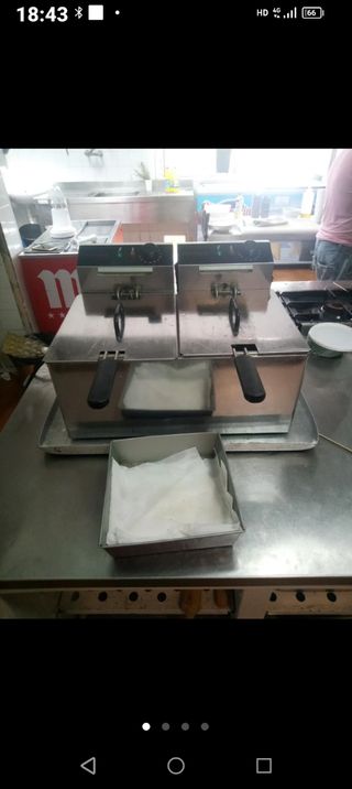 Friadora 2 vascas da 10 litros