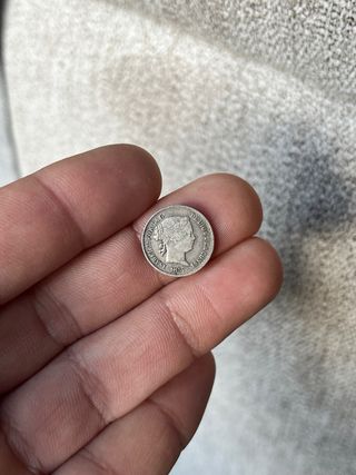 1 Real de Isabel II 1857