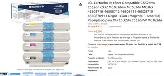 OKI Cartucho de tóner Compatible C332dnw