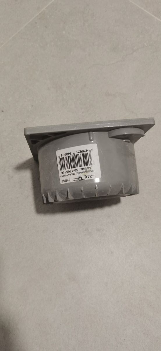 Sumidero sinfónico salida vertical