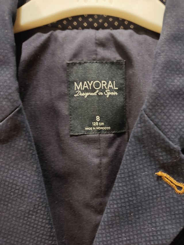 Americana y camisa 8 años