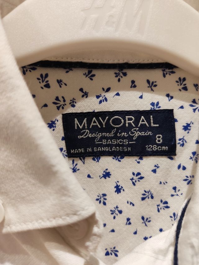 Americana y camisa 8 años