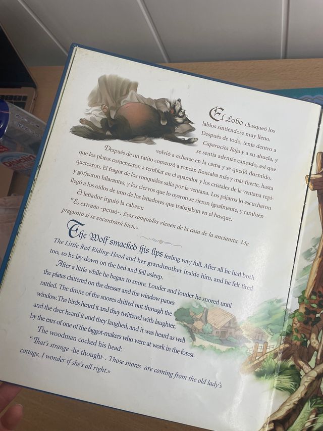 Libros de niños de cuentos Bilingue